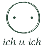 Zwischen Innen und Außen. Zwischen Bild und Selbst. Kreis mit zwei Punkten